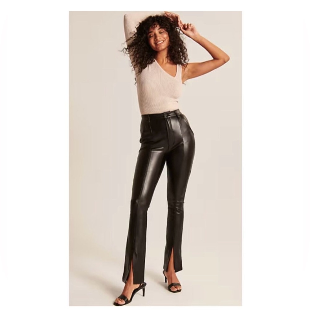 Black Leather Pants